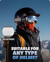 Findway Ski Goggles OTG Anti-fog UV Protection Silver view 4