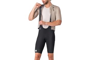 CASTELLI Men’s Endurance 4 Bibshort, Road Cycling Bibshorts, Seat Pad & Endurance Evolution Fabric for Long-Distance Comfort