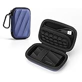 SSD Hard Case Compatible with Samsung T9/T7 Shield/T7 Portable SSD Drive USB 4TB,2TB,1TB, Portable Travel Carrying Storage Protective Cover Bag (Blue)