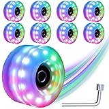 Tanzfrosch 8 Pack Roller Skate Wheels with Bearings