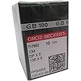 GROZ-BECKERT Needle - 100PCS Groz-Beckert 134R 135X5 DPX5 FFG/SES Point Needles in CKPSMS Clear Plastic Box for Many Industrial Sewing Machines (Needle Size:DPX5 20/125)