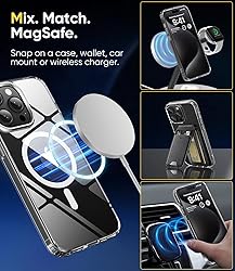 SUCGLES for iPhone 15 Pro Max Case with MagSafe
