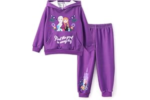 Disney Princess Toddler Girl Outfit Long Sleeve Hoodies and Pant Clothing Sets Fall Casual Pullover Tracksuit