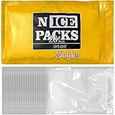 Nice Packs Reusable Dry Ice Packs for Coolers, Lunch Boxes & Frozen Food - Flexible and Long Lasting (20 Single Cell Sheets)