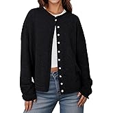 UNCLECAT Womens Button Up Cardigan Sweaters Fall Long Sleeve Outerwear Tops Knit Open Front Clothes
