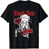 Death Note Misa Punk Patches Collage Anime T-Shirt