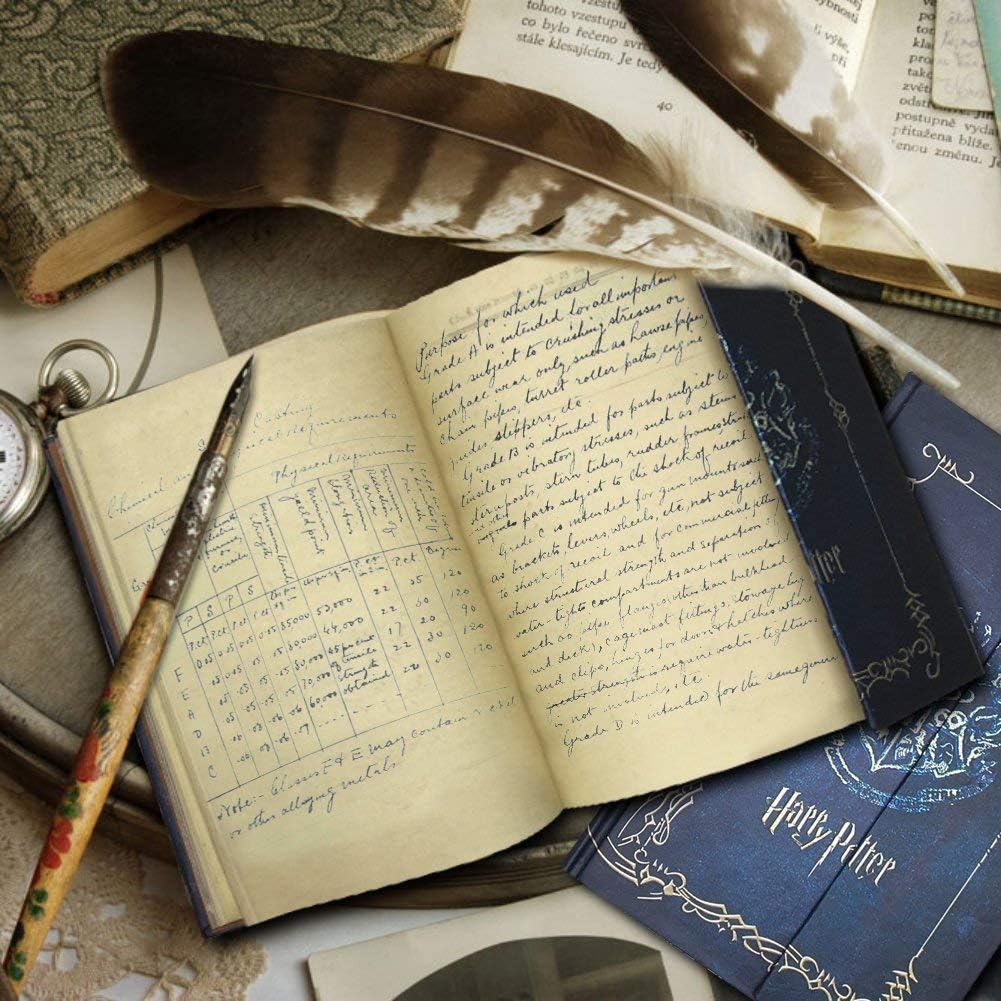 2020 Vintage Diary Planner Journal Notebook and Hogwarts Pen Gifts Set Agenda Notebook Notepad with Feather Quill Pen for HP Fans - Image 4