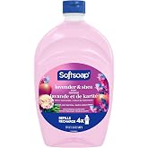 Softsoap Liquid Hand Soap, Lavender &amp; Shea Scent, 1.47 L Refill | Paraben-Free, Phthalate-Free, Washes Away Germs, Bathroom Hand Soap, Kitchen Hand Soap, Daily Handwashing, Gentle on Hands
