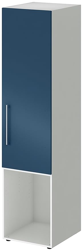 Wellemöbel, Jugendwunder, Kombischrank, 84207804, Alpinweiß / Blau Saphir