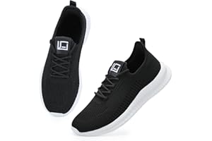 LCGJR Men's Running Shoes Ultra Lightweight Breathable Comfortable Walking Shoes Casual Fashion Sneakers Mesh Workout Shoes