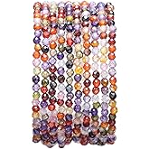 BEADIA Faceted Mix Colored Zircon Stone Round Loose Semi Gemstone Beads for Jewelry Making 3-3.5mm 38cm