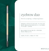 EcoTools Eyebrow Brush Duo Dual-Ended Spoolie Angled Brush Cruelty-Free view 3