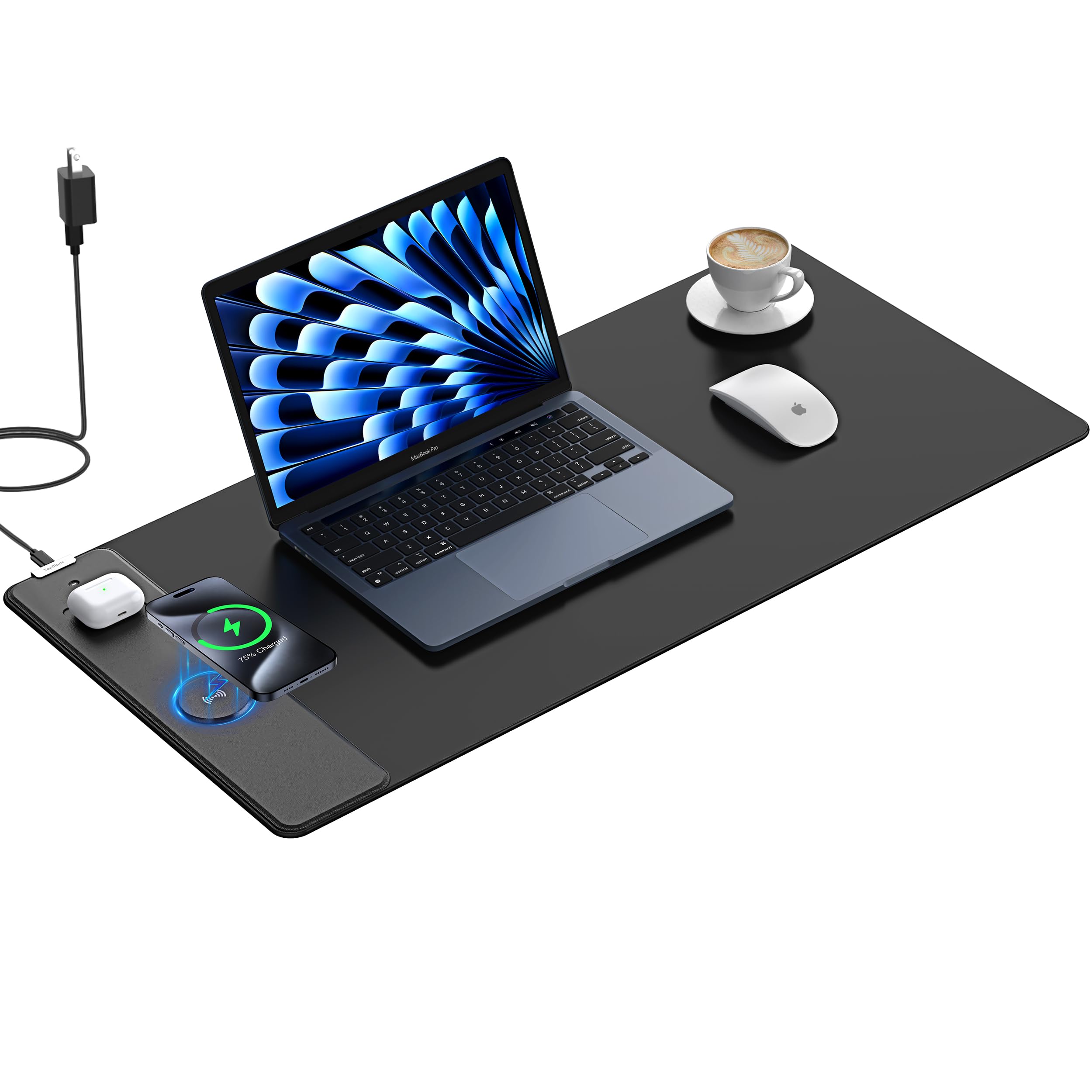 TopMade Wireless Charging Mouse Pad, Gaming
