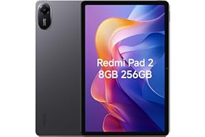 Xiaomi Redmi Pad 2 apenas WiFi (sem chamadas ou texto) 27.9 cm 2.5K Octa Core 4 alto-falantes ROM global 9000mAh Bluetooth 5.3 8MP modelo 25040RP0AL (cinza grafite, 256 GB + 8 GB)