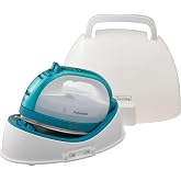 Panasonic NI-QL1000G Cordless 360-Degree Freestyle Steam &amp; Dry Iron, Teal | Cordless, Portable Dry/Steam Iron, 360-Degree Freestyle Design, Stainless Steel Soleplate, Anti-Calc and Anti-Drip