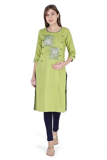 Women's Cotton A-Line Kurta