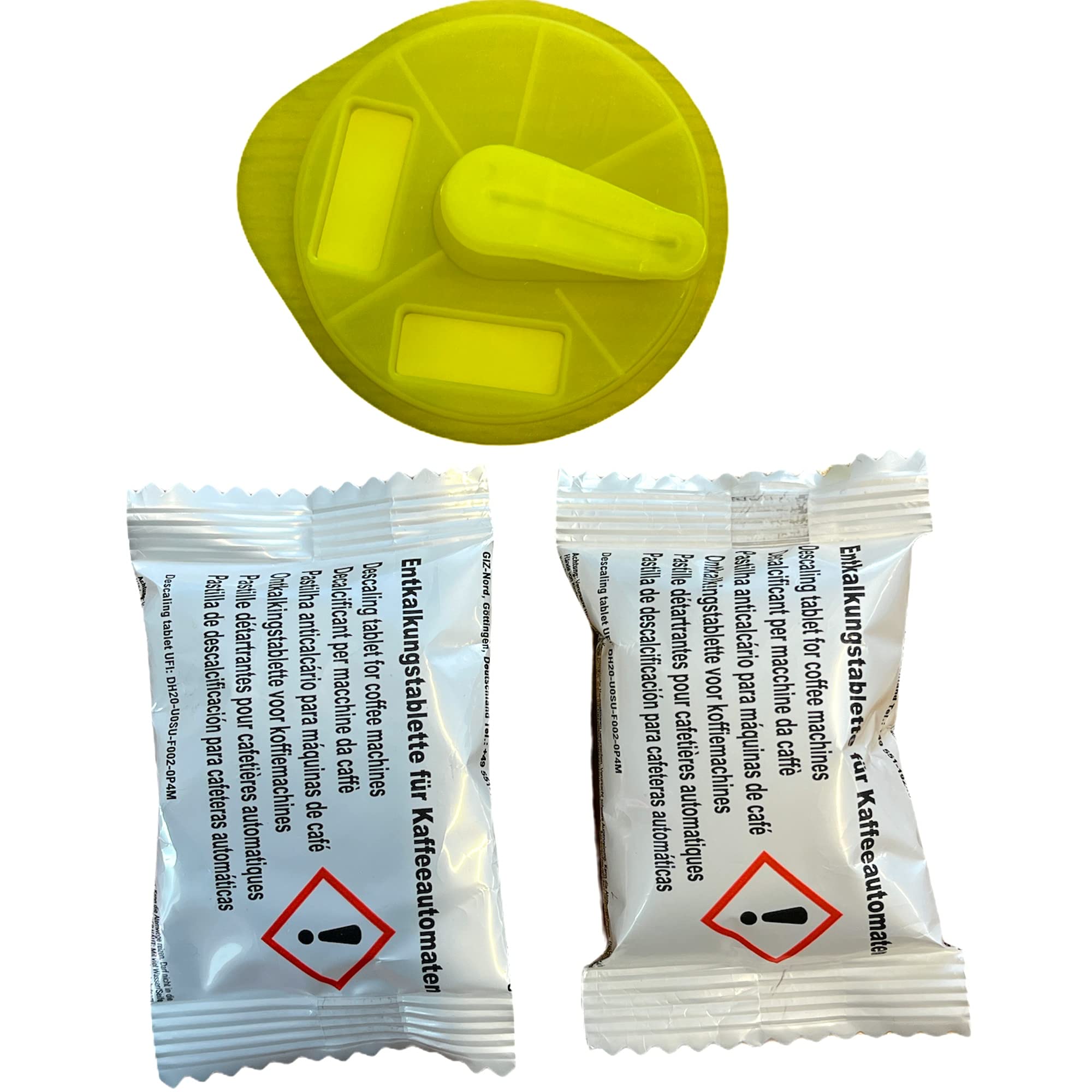 BOSCH TASSIMO COFFEE MACHINE SERVICE KIT DESCALER TABLETS & T CLEANING DISC