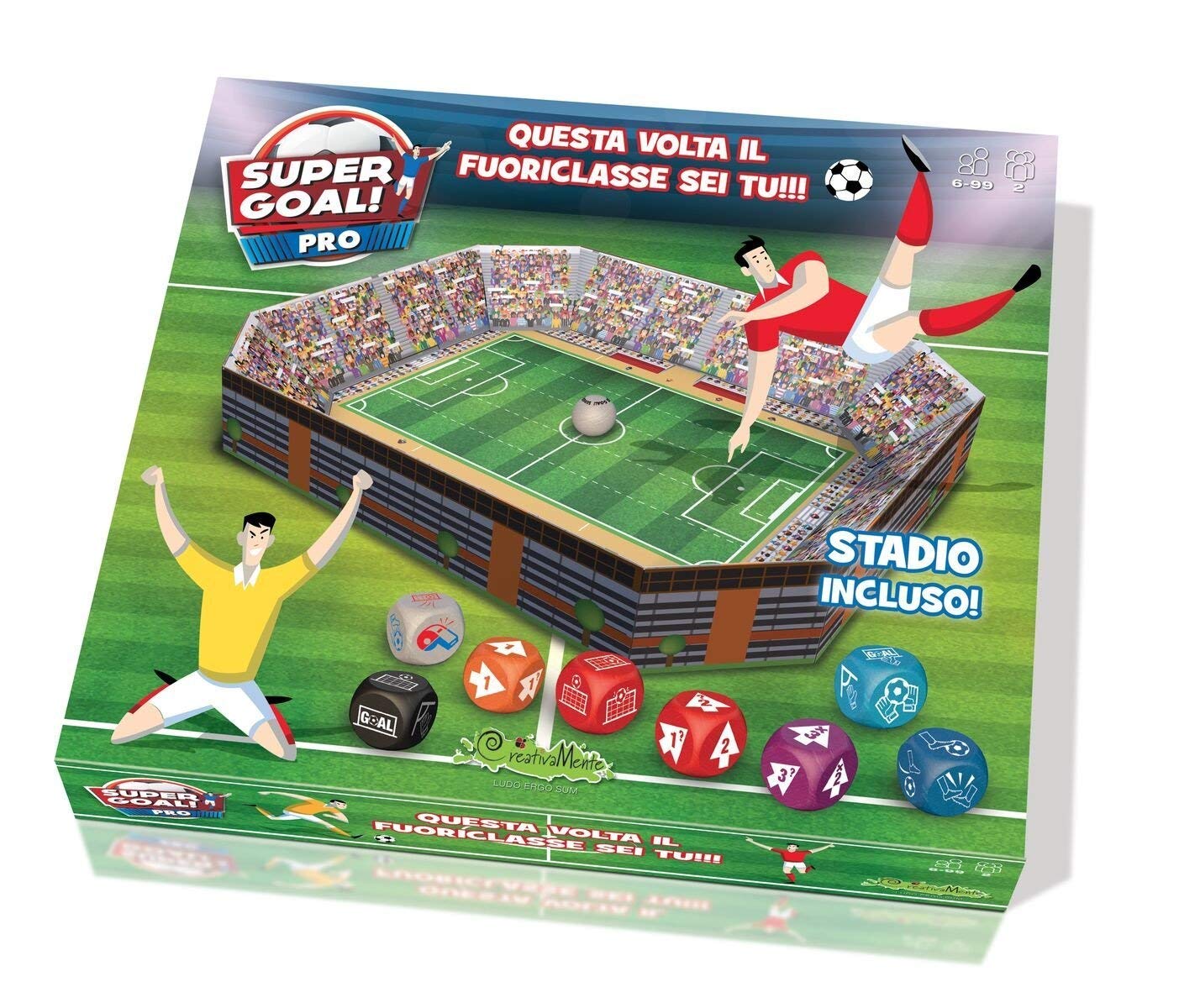 CreativaMente - Super Goal PRO-Game in Box, 531