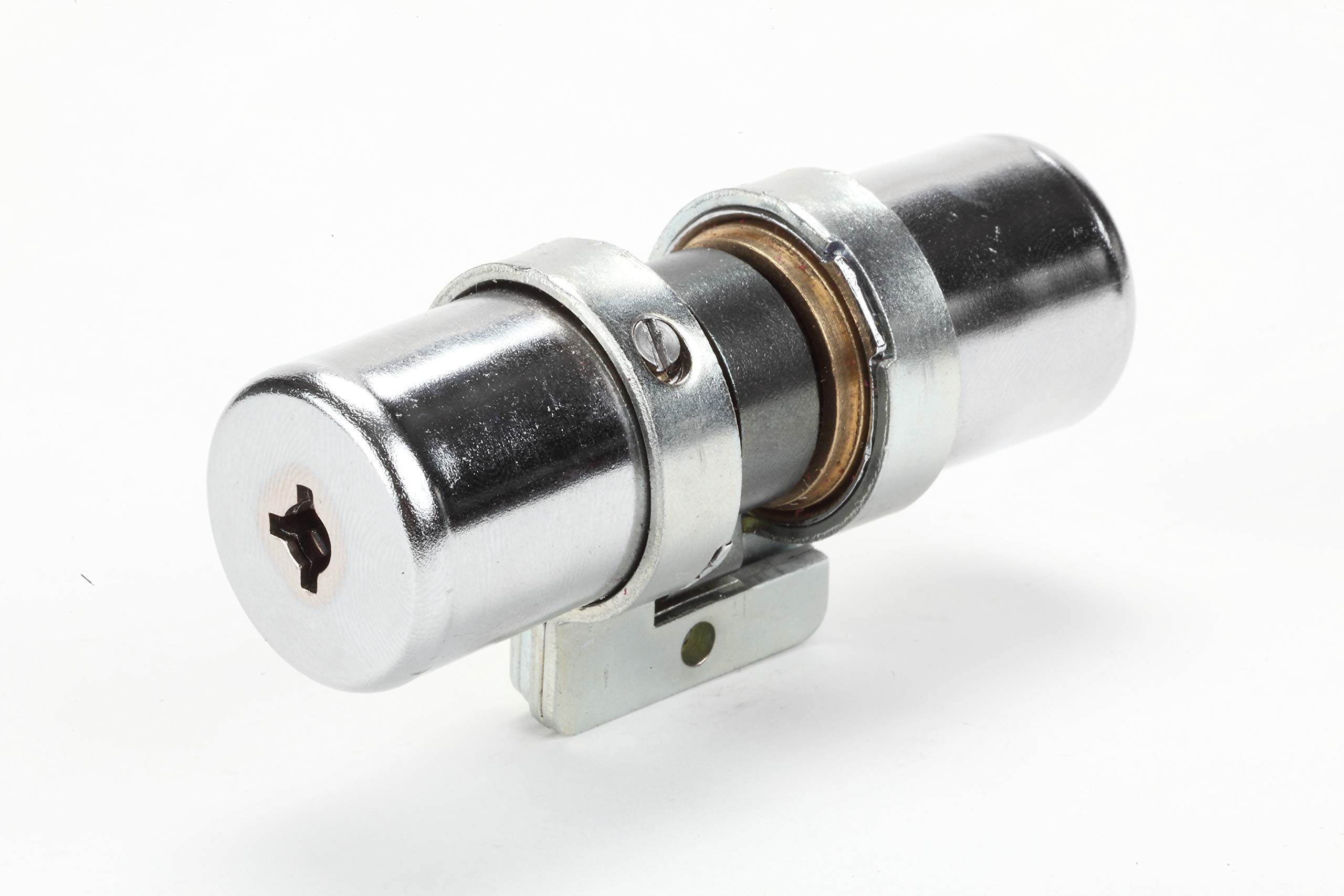 Bricard 811900 Round Cylinder Lock 39.5 + 39.5 mm Chrome