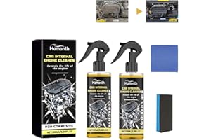 Hzutloer Engine Cleaner Spray- 6.76 Fl. oz（200ML）, Car, Pickup, Van, Motorcycle,Automotive and Machine Engine Cleaner, Removes Dirt, Grime,Grease Remover