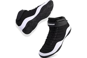 BKWHDAY Kids Wrestling Shoes Youth Boys Girls Boxing Shoe Lightweight Breathable Non Slip