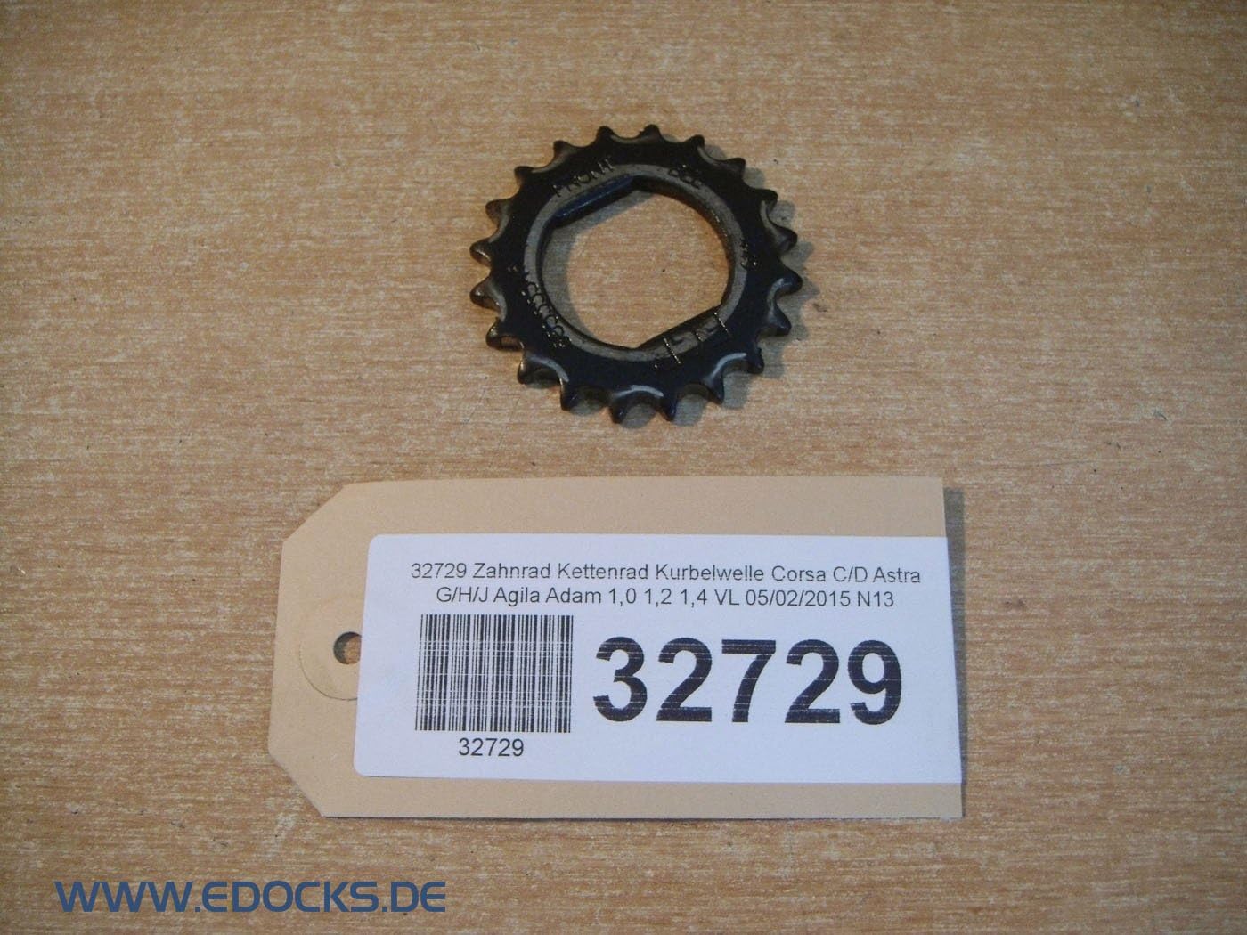 Gear Sprocket Crankshaft Corsa C D Astra G H J Agila Adam 1 0 1 2 1 4 Opel Amazon Co Uk Car Motorbike