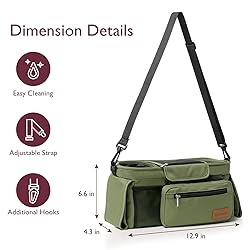Momcozy Universal Stroller Organizer with Insulated