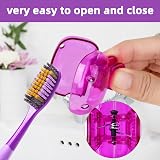 Fowecelt Toothbrush Covers - 4Pcs Electric Manual Cap for Travel & Home view 2
