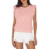 COCCKO Tops for Women 2026 Summer Workout Tank Tops Basic Tee Shirts Casual Tank Loose Fit