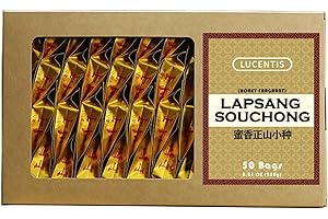 Lucentis Lapsang Souchong Black Tea (������ɽС��) �C 50 Teabags, 8.81oz (250g) �C Wuyi Black Tea with Natural Honey Fragrance �C Trad