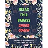 Cheer Coach Swear Word Coloring Book For Adults