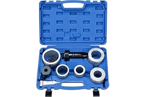 Handor Exhaust Pipe Expander Stretcher Tool Set 1-5/8” to 4-1/4” Hex 28mm (3/4″-10 Thread) Muffler Pipe Spreader