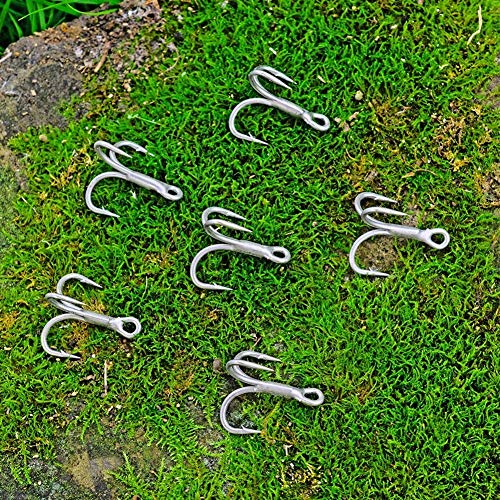High Carbon Steel Fishing Hooks Fish Hooks 50pcs / Lot Mattzinn Salzwasser Angelhaken High Strength Haken 4X High-Carbon… – Bild 8