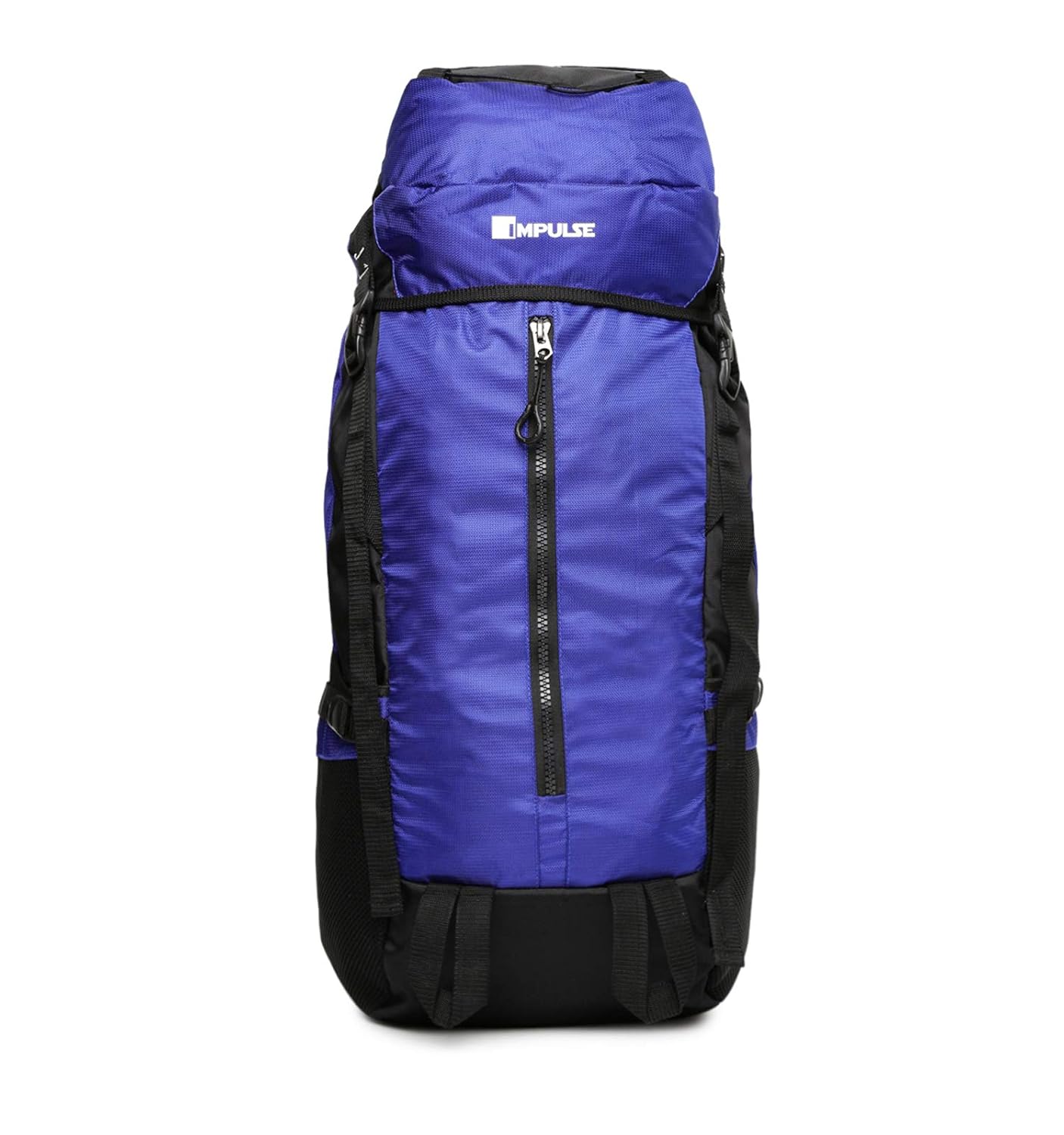 impulse 65 ltrs blue trekking backpack