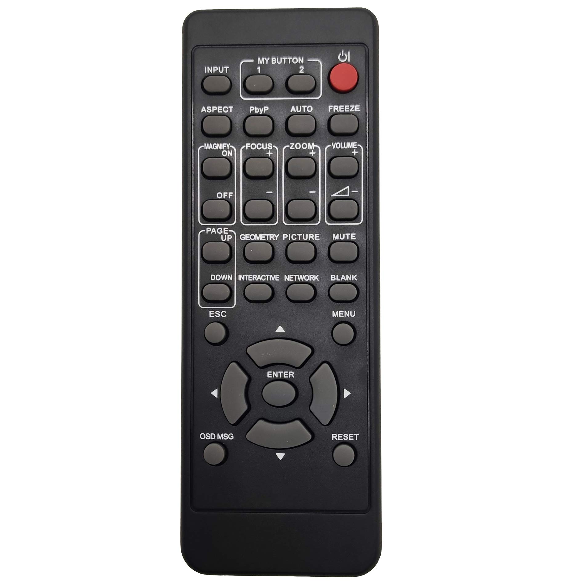 Leankle Remote Controller HL03037 for Maxell Projectors MP-EX5002, MP-JU4001, MP-JW3501, MP-JW3511, MP-JW4001, MP-JW4011, MP-TW3001, MP-TW3011, MP-TW4001