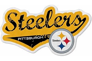 Rico Industries NFL Football Distressed Shape Cut Pennant - Home and Living Room Décor - Soft Felt EZ to Hang