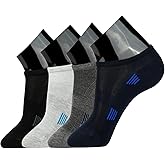 SOLL Men Rayon Bamboo Ankle Socks | Premium Quality Soft Moisture-wicking Breathable Socks 4-pairs Size 7-10