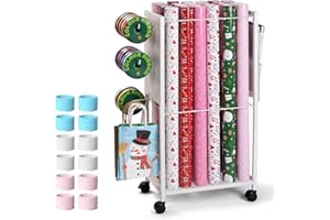 Yozlro Wrapping Paper Organizer Storage with Wheels