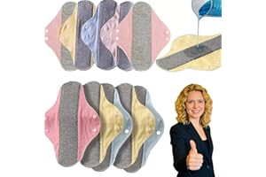 Graphene Absorbent Pads-Reusable Menstrual Pads Leak-Proof & Waterproof Washable for Elderly Care & Mobility Support Feel Sec