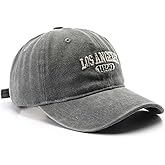 Los Angeles Hat Vintage Cotton Baseball Cap Unisex Dad Hat Sun Hat for Men and Women