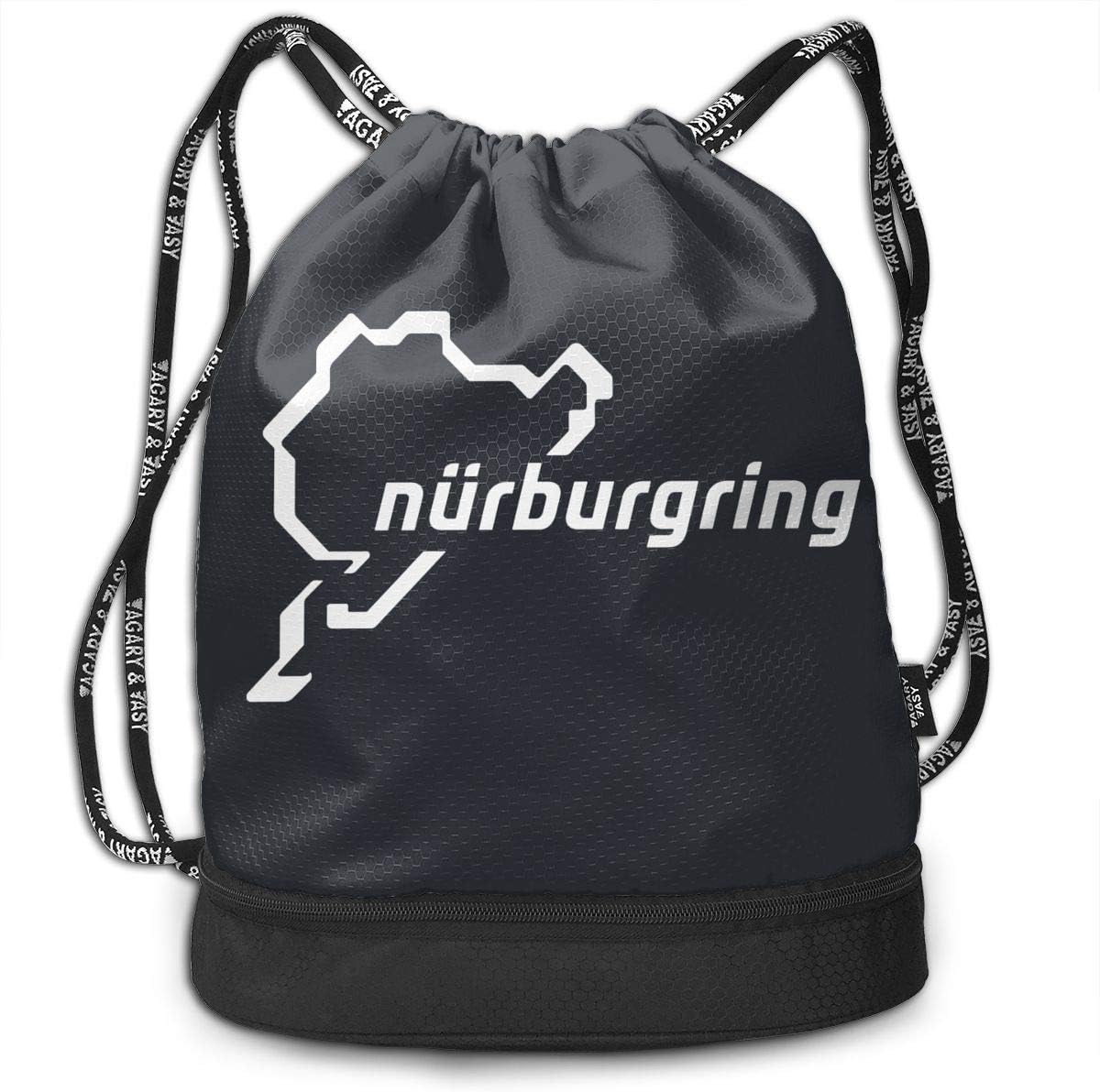CheChenDengH Nurburgring Drawstring Backpack Bag Sport Gym Sackpack Gymsack Bundle Backpack