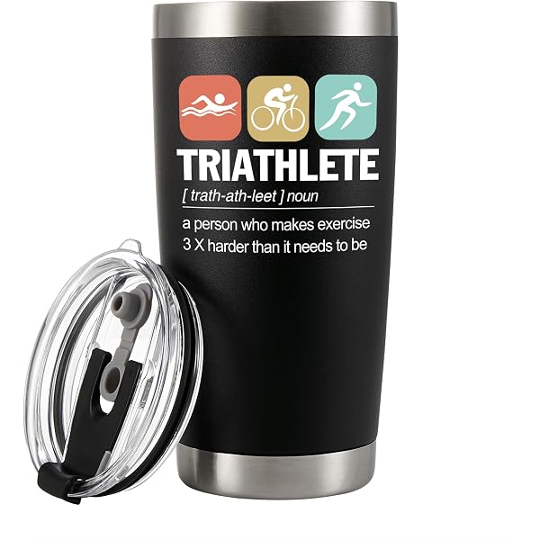 Triathlon Kosmetiktasche – Motiv 'Six Stages', Wasserdicht, Vielseitig Nutzbar