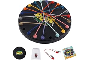 lasuroa 12pcs Brainy Knots Rope Untangling Game, Twisted Rope Puzzle Games Exercise Strategy Thinking Challenges String Solut
