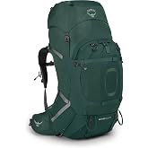Osprey Aether Plus 70L Men's Backpacking Backpack, Green L-XL | hiking pack, camping gear, overnight trail pack, Green color, L-XL size