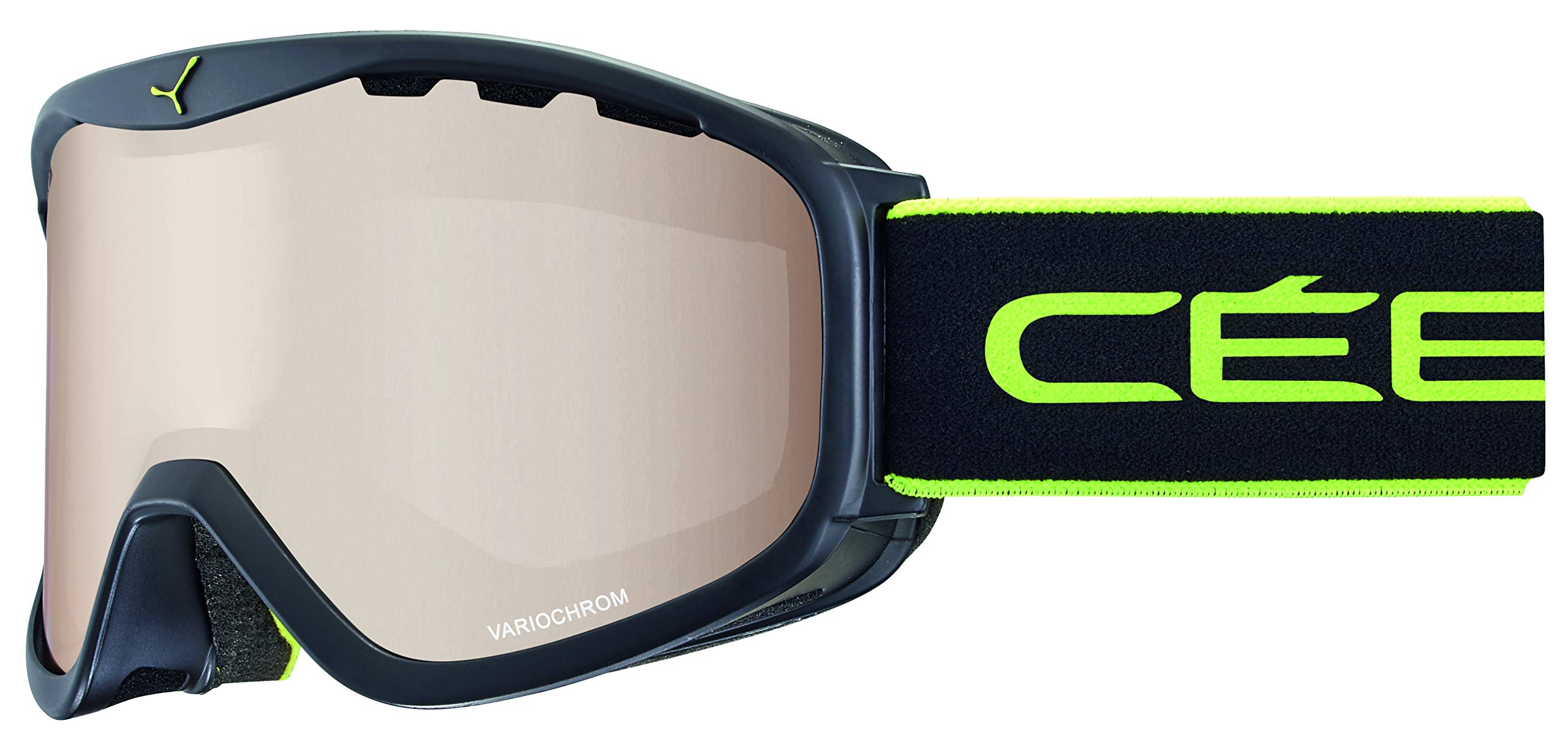 Cebe Ridge Otg Safety Glasses - Matte Black Lime, Large
