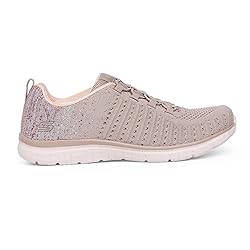 Skechers Women's Virtue Sneaker, Taupe, 9.5 US