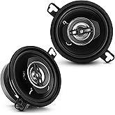 2-Way Universal Car Stereo Speakers - 120W 3.5 Inch Coaxial Loud Pro Audio Car Speaker Universal OEM Quick Replacement Compon