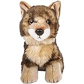 Forest & Twelfth 7" - 8" Stuffed Animal, Soft Plush Toy, Cute Stuffed Animal for Boys and Girls, Realistic Looking Small Stuffed Animals, Nursery and Room Decor (Coyote 7")