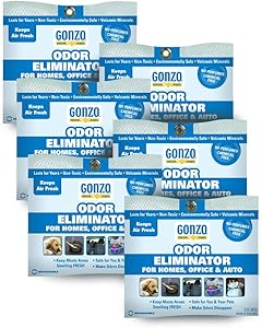 Gonzo Odor Eliminator Rocks for Homes, Office & Auto