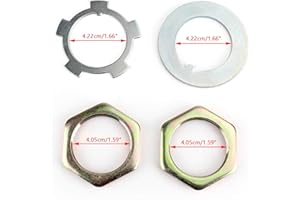 Artudatech, Front Axle Hub Spindle Lock Nut Washer Kit 43521-60011 for Toyota for Je-ep for Hiluxs